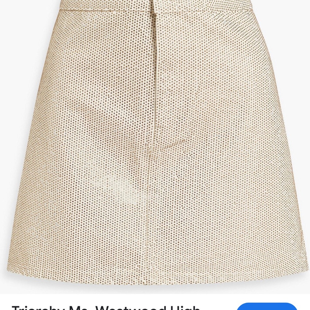 Triarchy Gold Studded Mini Skirt